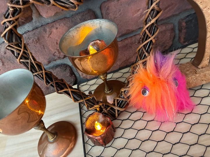 レンガの壁がある所にセット