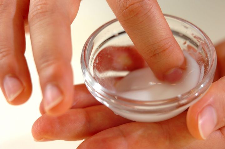 かき玉コーンスープの下準備1