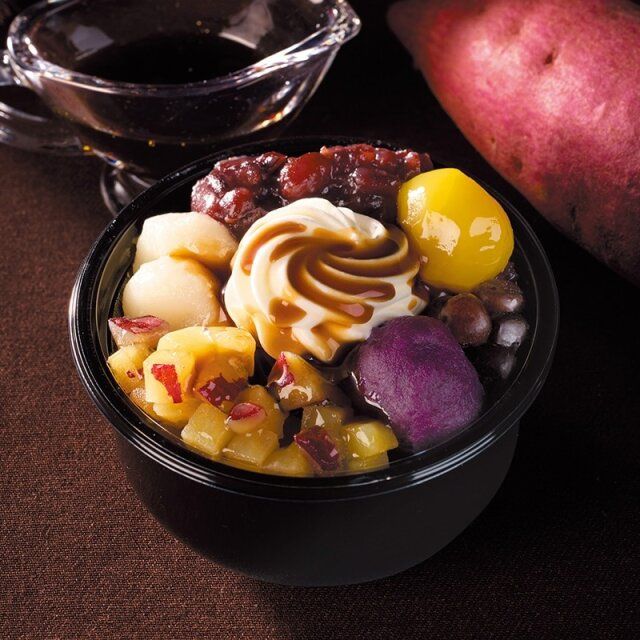 シャトレーゼ 2種のお芋と栗のあんみつ