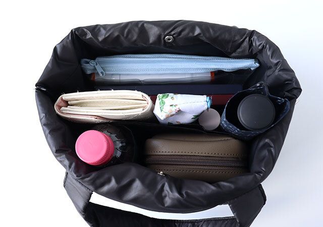 5つのポケットを活かした収納例