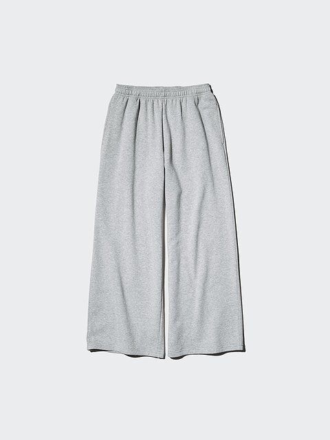 ユニクロのスウェットワイドパンツ