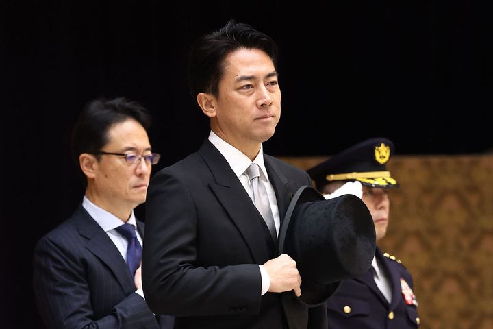 小泉進次郎防衛相（撮影：2025年10月22日、時事）