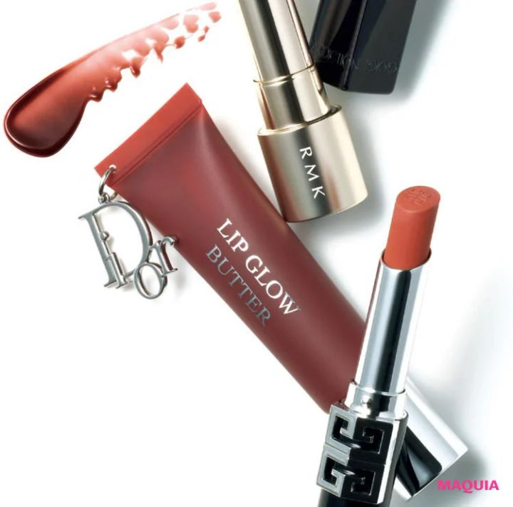 おすすめブラウンリップ Dior ディオール アディクト リップ グロウ バター 104を使ったメイク