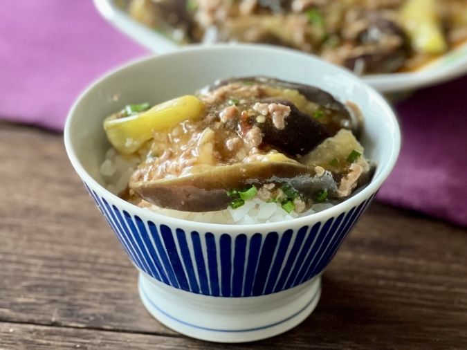 ひき肉となすのとろとろ煮