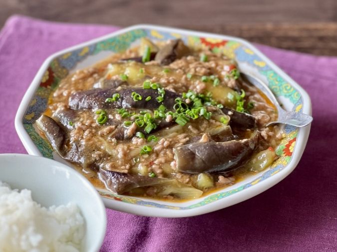 ひき肉となすのとろとろ煮