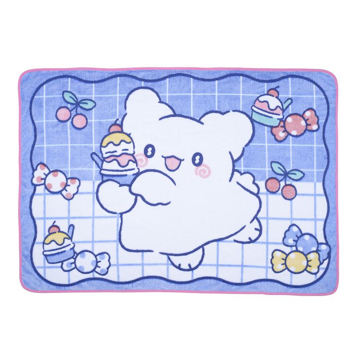 サンリオ「はなまるおばけ」 プラチナムザッカfuwa＆hugブランケット