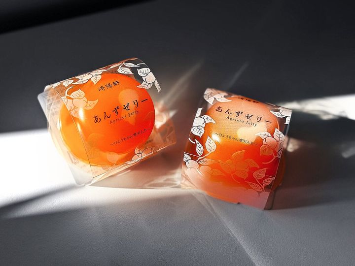 崎陽軒 あんずゼリー ～ひょうちゃん寒天入り