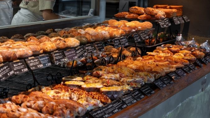 MOROPAIN パン陳列