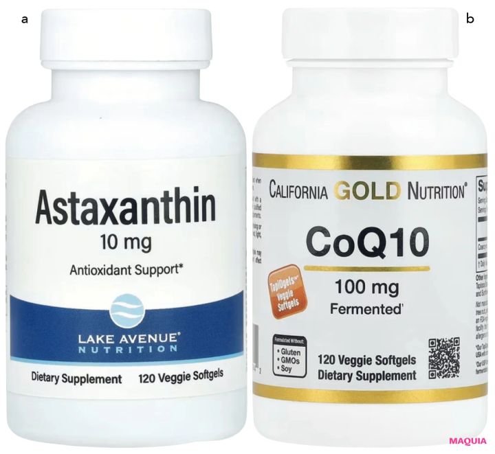 石井美保 ボディケア 酸化＆糖化ケア Lake Avenue Nutrition アスタキサンチン California Gold Nutrition CoQ10