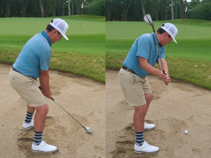 ピンから遠いバンカーはクローズスタンスが正解！ミート率アップのコツは？