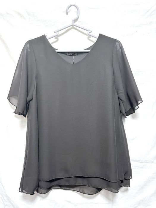 Avail「シフォンVネックプルオーバー」