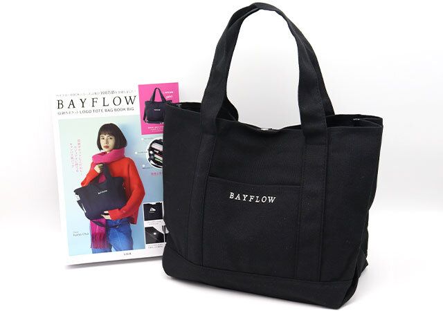BAYFLOW 収納5ポケット LOGO TOTE BAG BOOK BIG