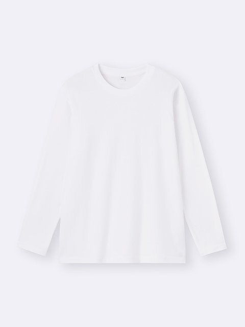 GUのソフトコットンクルーネックT