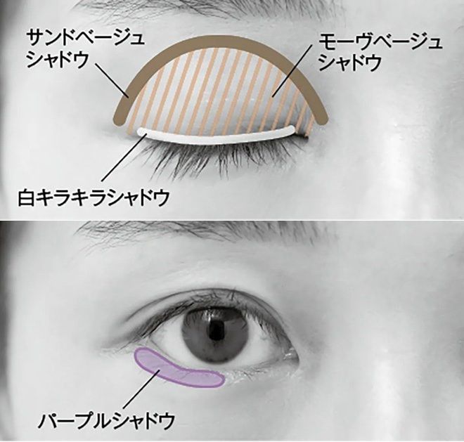 白キラキラのラインで“粘膜抜け”を狙う！