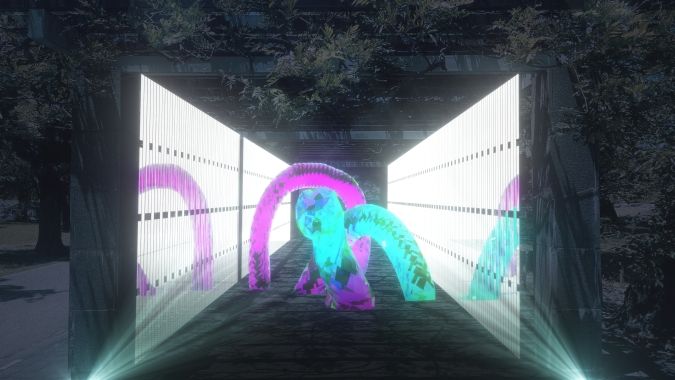 藤棚 Fukuoka Lights Festival 2025 ~光の城郭まつり~