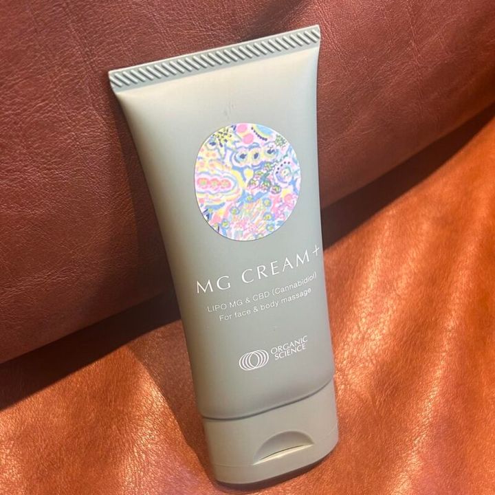 MG CREAM+CBD 7810円(オーガニックサイエンス 0120-659-151）