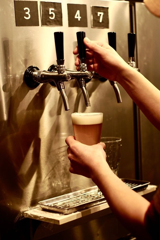 博多阪急「冬の北海道物産大会」樽生ビール