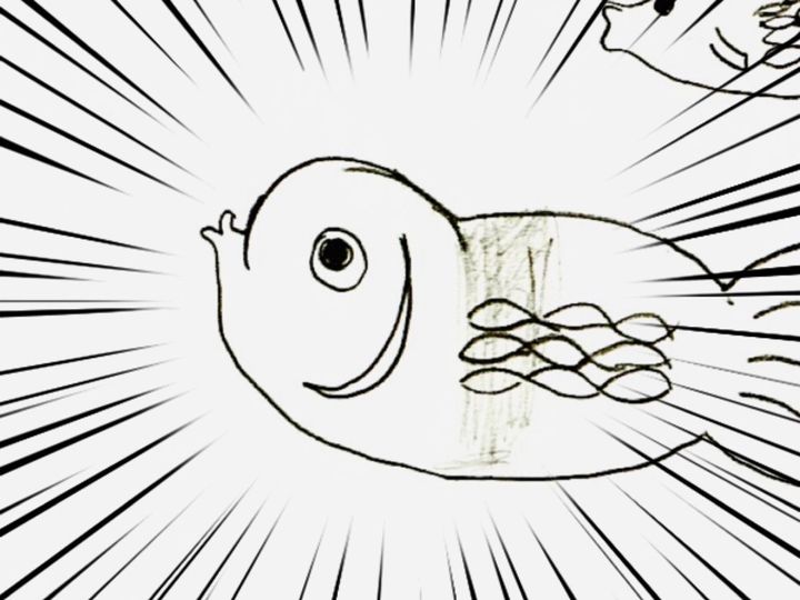 なぬ！？【小5息子が描いた魚の絵】に衝撃が隠せない！「やっぱり美味しい魚を食べ続けたいよね」