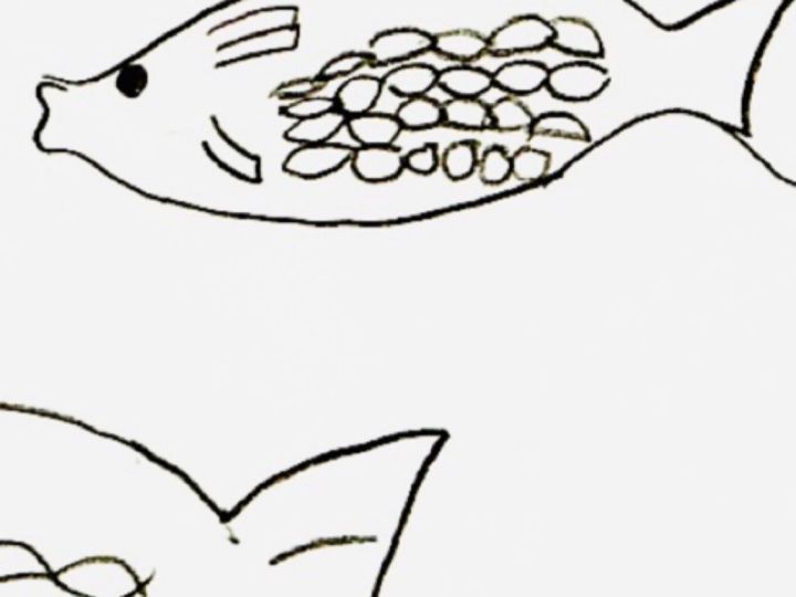 なぬ！？【小5息子が描いた魚の絵】に衝撃が隠せない！「やっぱり美味しい魚を食べ続けたいよね」