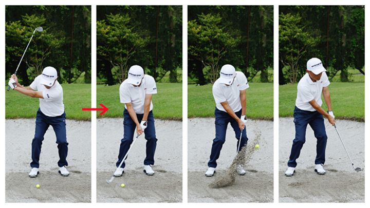 目玉から１発脱出する打ち方を解説！「左足重心」でヘッドを潜らせる