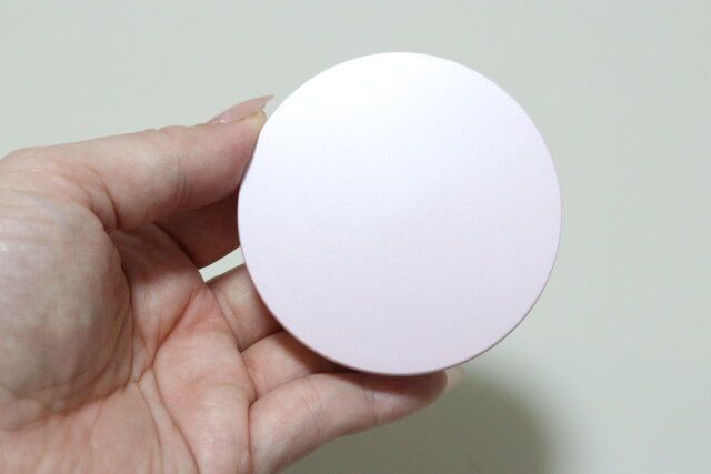 ミラー付パウダーケース（パフ入） カラー