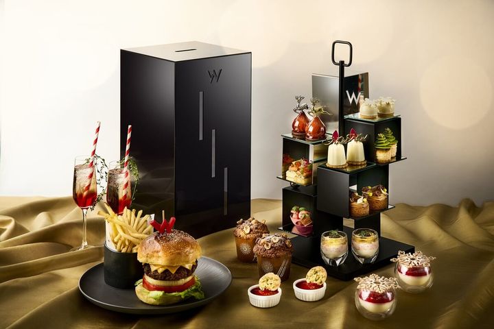 アフタヌーンティー＋神戸ビーフバーガー