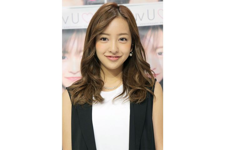 板野友美さん（2015年08月14日撮影、時事通信フォト）