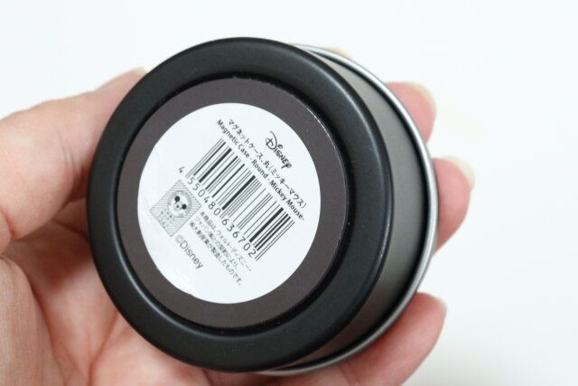 マグネットケース、丸（ミッキーマウス） マグネット部分
