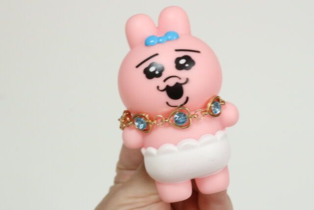 セリアのぬい用ビジューネックレス ぬい活2