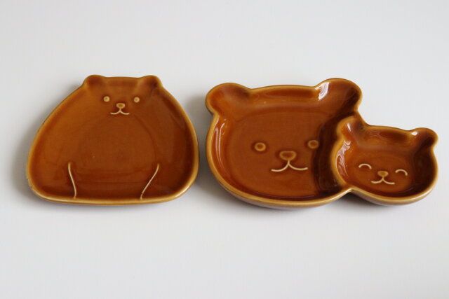 ダイカットくま プレートS 仕切り皿 パッケージ