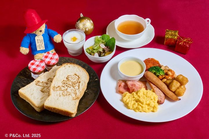 ブレックファストスタイルの朝食