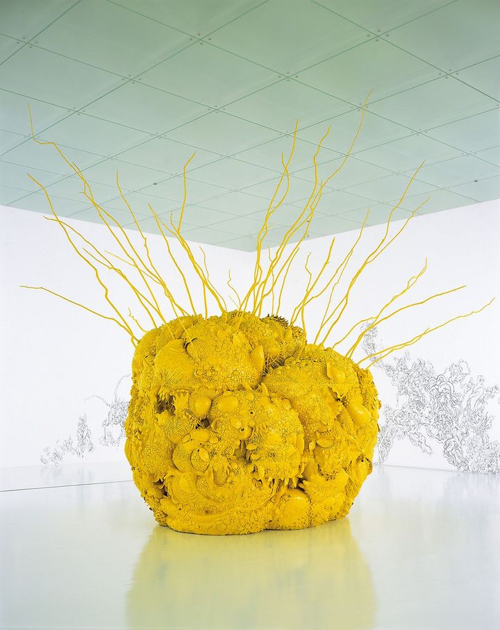 椿昇《エステティック・ポリューション》1990年 Photo by Taku Saiki. ©︎Noboru Tsubaki, courtesy the 21st Century Museum of Contemporary Art, Kanazawa and the National Art Center, Tokyo.<br /> 