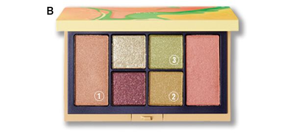 【B】ブリーズ ブリス エスケープ アイズ ＆ ブラッシュ パレット