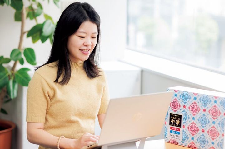 お仕事中の森山和子さん