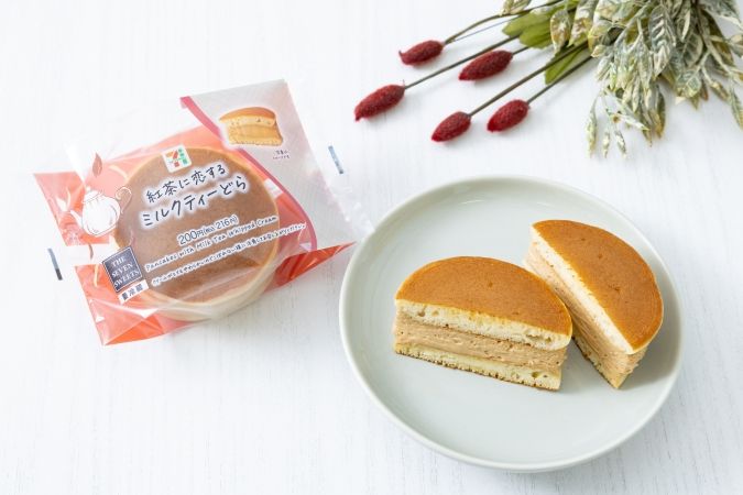 セブン‐イレブン「恋する TEA PARTY」紅茶に恋する ミルクティーどら