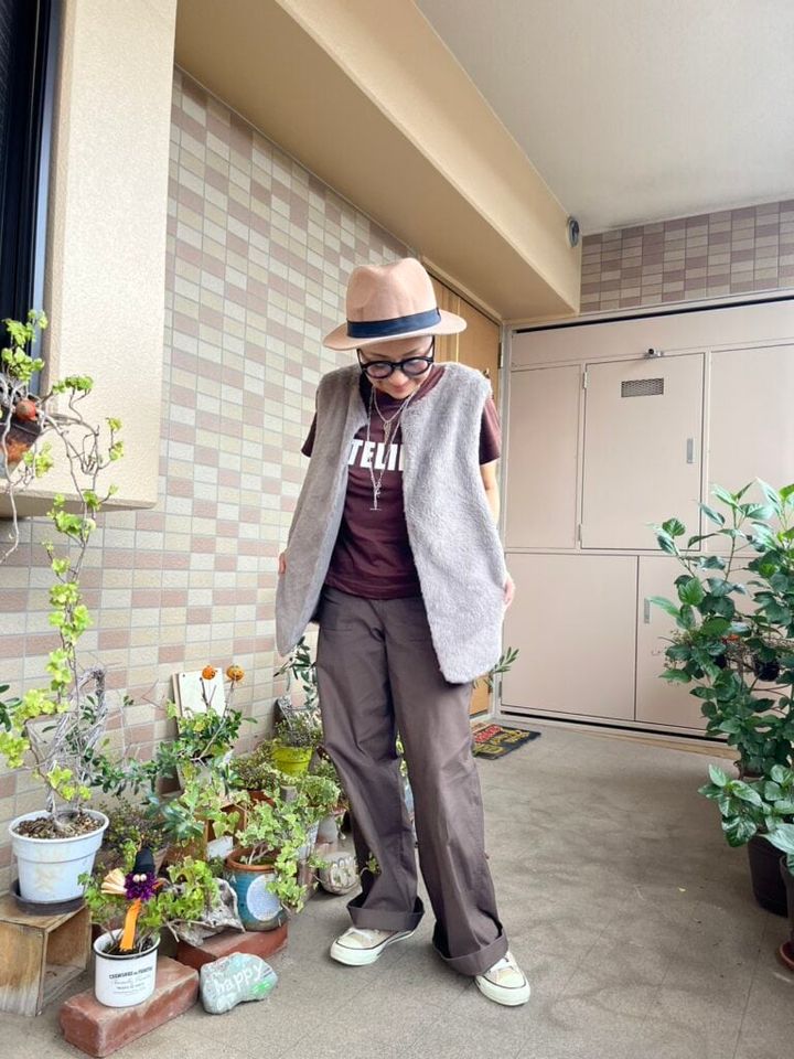 「しまむら」のロングベスト