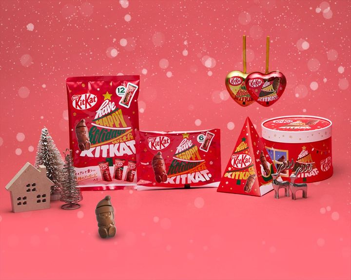「キットカット ホリデイサンタ」シリーズのキービジュアル