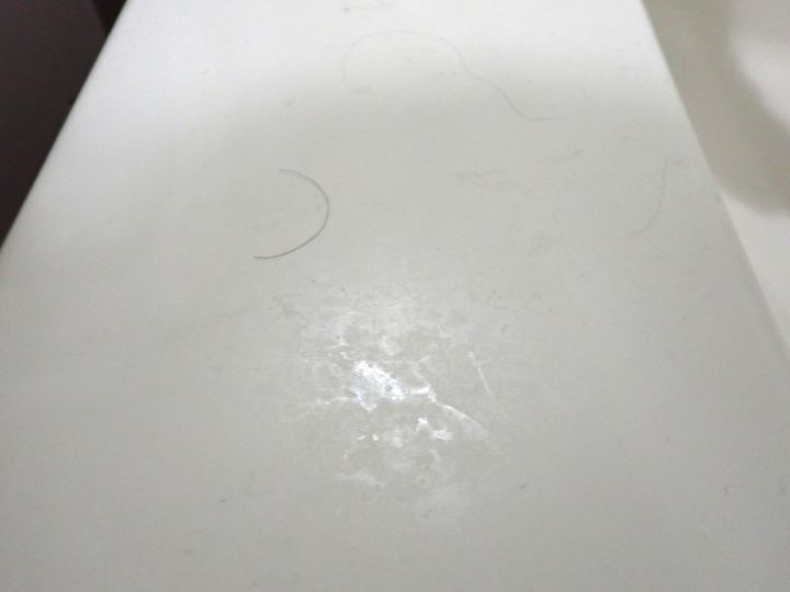 掃除前の洗面台