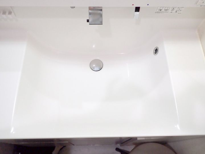 掃除後の洗面台