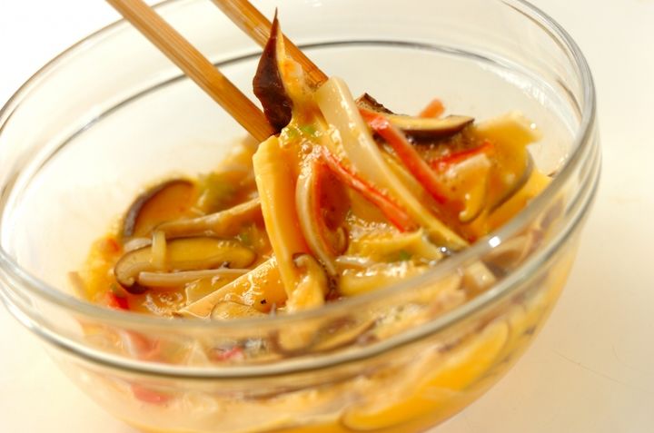 カニ玉の作り方2