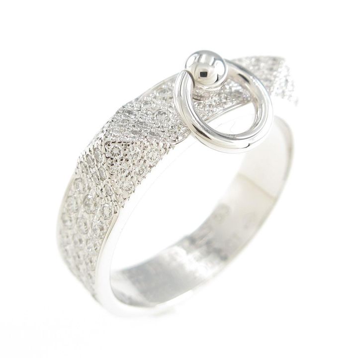 ホワイトゴールドのコリエ・ド・シアンのリング