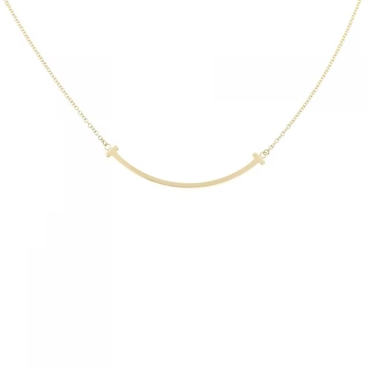 ティファニーのTスマイル スモール ネックレス