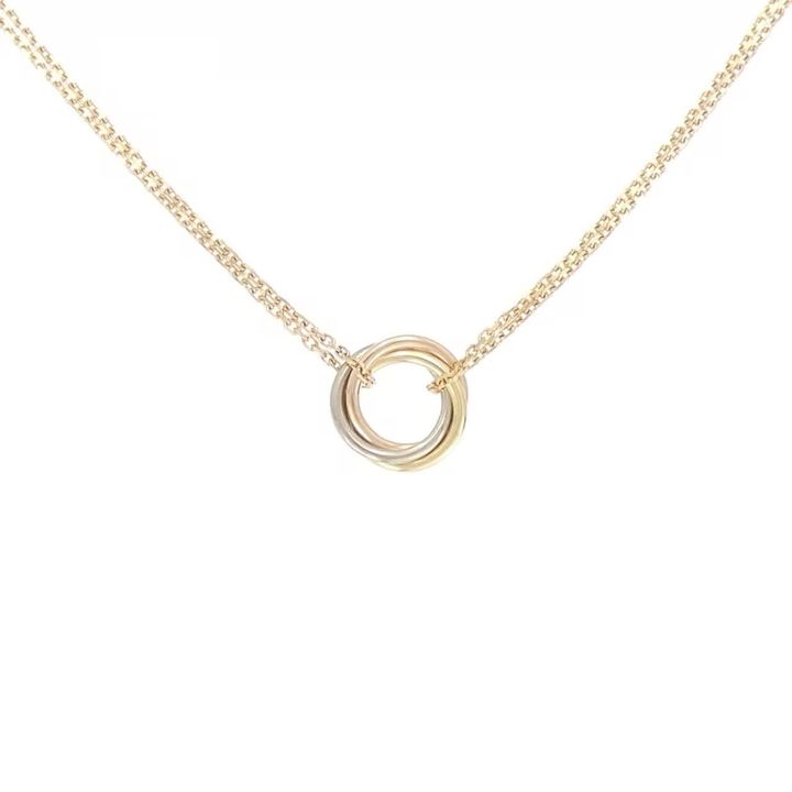 カルティエのトリニティ ネックレス