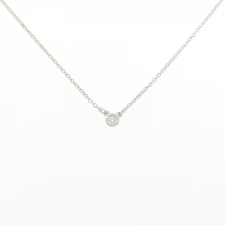 ティファニーのバイ ザ ヤード ネックレス