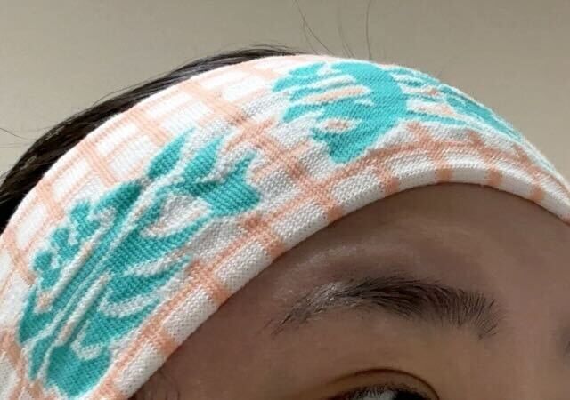 婦人ネオ銭湯柄ヘアターバン 使用感