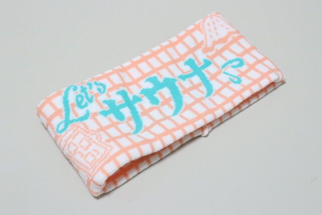 婦人ネオ銭湯柄ヘアターバン サウナデザイン