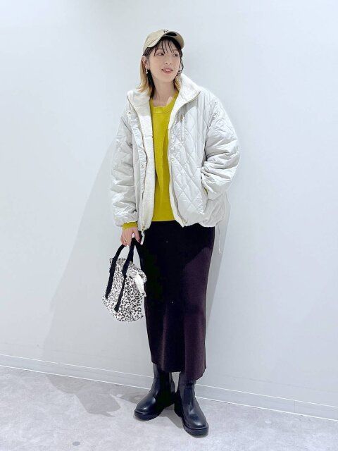 2025冬グローバルワークリバーシブルキルトブルゾン