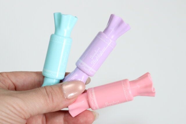 ダイソー 蛍光ペン（キャンディー、ツイン、3本） デザイン