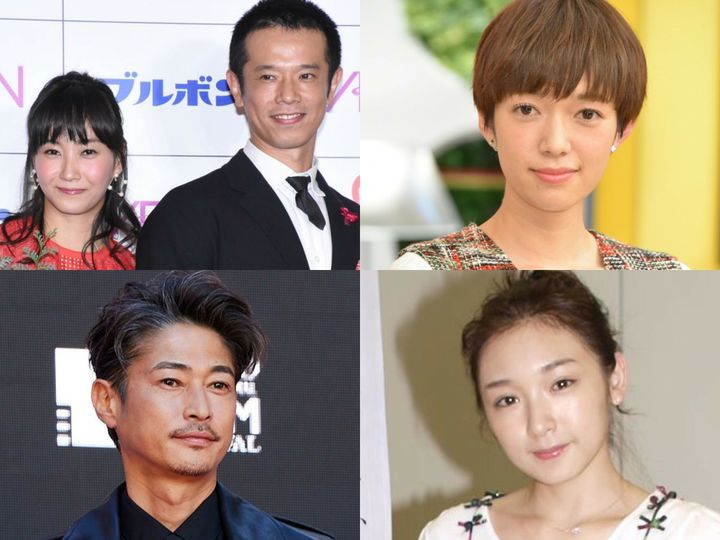 （左上から時計回りに）藤本美貴、庄司智春、佐藤栞里、加護亜依、窪塚洋介 クランクイン！ width=