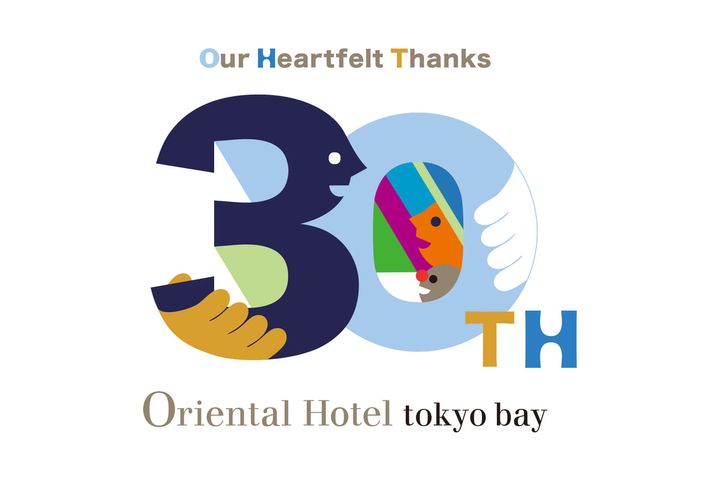 オリエンタルホテル 東京ベイ 開業30周年記念ロゴ